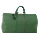 LOUIS VUITTON Monogram Keepall 50 Boston Bag M41426 LV Auth 199053A-1