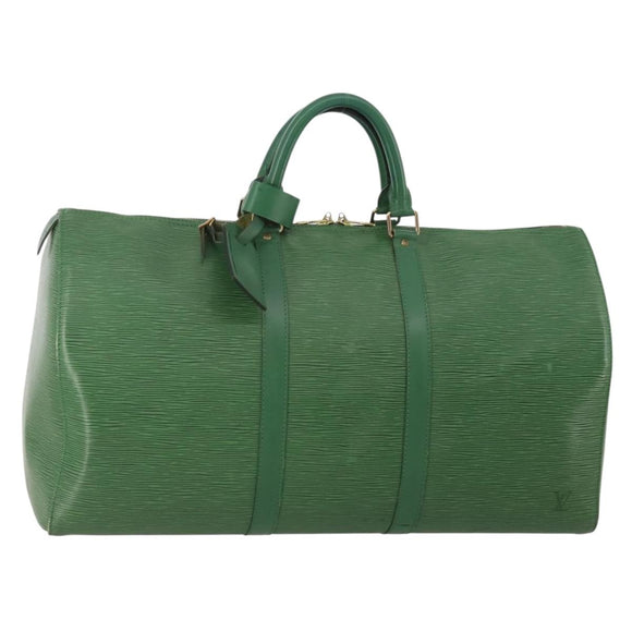 LOUIS VUITTON Monogram Keepall 50 Boston Bag M41426 LV Auth 199053A