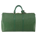 LOUIS VUITTON Monogram Keepall 50 Boston Bag M41426 LV Auth 199053A-2