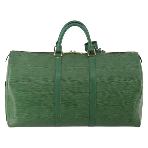 LOUIS VUITTON Monogram Keepall 50 Boston Bag M41426 LV Auth 199053A