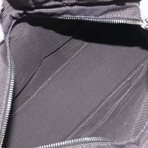 HERMES Her Line Tote PM Tote Bag Canvas Gray Silver Auth 199054A