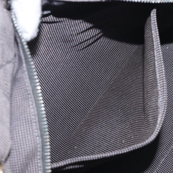 HERMES Her Line Tote PM Tote Bag Canvas Gray Silver Auth 199054A