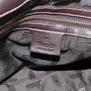 GUCCI GG Crystal Histeria Hand Bag Coated Canvas Beige Gold 197020 Auth 199055-16