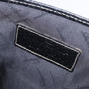 Salvatore Ferragamo Business Bag Leather Black Silver Auth 199057-17