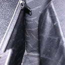 Salvatore Ferragamo Business Bag Leather Black Silver Auth 199057-22