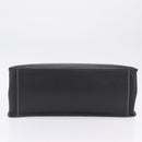 Salvatore Ferragamo Business Bag Leather Black Silver Auth 199057-9
