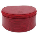 LOUIS VUITTON Epi Ecrin Bijoux 10 Jewelry Box Red M48217 LV Auth 199058A-13