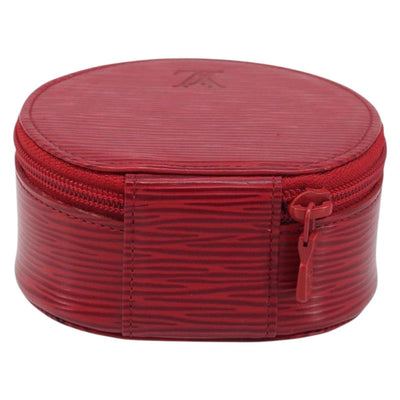 LOUIS VUITTON Epi Ecrin Bijoux 10 Jewelry Box Red M48217 LV Auth 199058A - 0