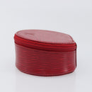 LOUIS VUITTON Epi Ecrin Bijoux 10 Jewelry Box Red M48217 LV Auth 199058A-3