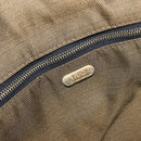 FENDI Zucca Canvas Vanity Hand Bag Brown Gold Tone Auth 199059-19