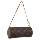 LOUIS VUITTON Monogram Papillon Pouch LV Auth 199061-1