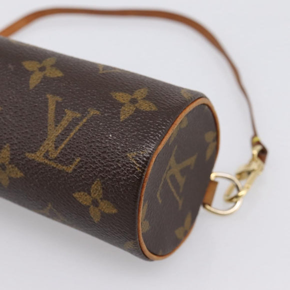 LOUIS VUITTON Monogram Papillon Pouch LV Auth 199061