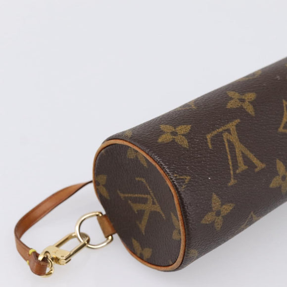 LOUIS VUITTON Monogram Papillon Pouch LV Auth 199061