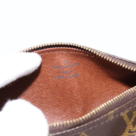 LOUIS VUITTON Monogram Papillon Pouch LV Auth 199061
