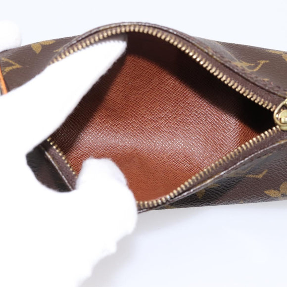 LOUIS VUITTON Monogram Papillon Pouch LV Auth 199061