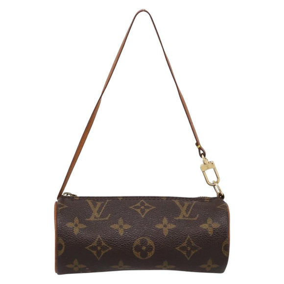 LOUIS VUITTON Monogram Papillon Pouch LV Auth 199061