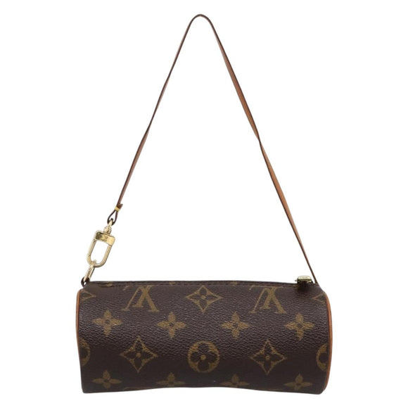 LOUIS VUITTON Monogram Papillon Pouch LV Auth 199061