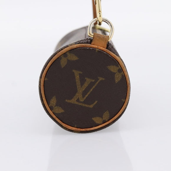 LOUIS VUITTON Monogram Papillon Pouch LV Auth 199061