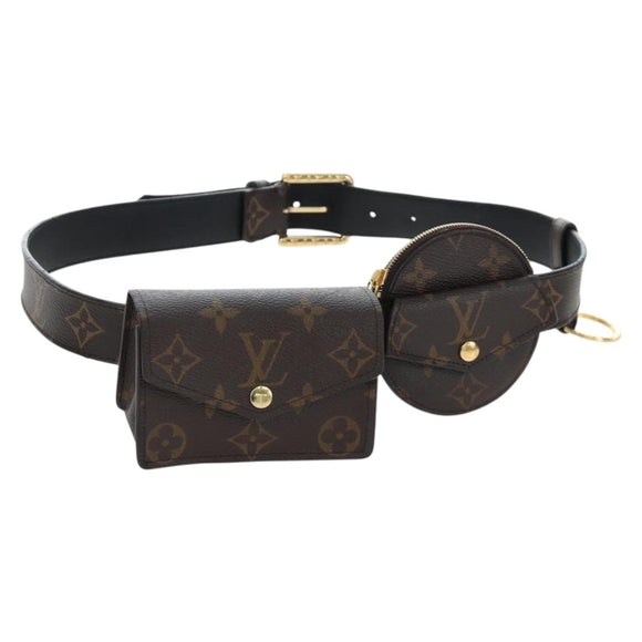 LOUIS VUITTON Monogram Ceinture Daily Waist Bag M0236 LV Auth 199062M