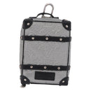 LOUIS VUITTON Monogram BackpackTrunk Charm Silver Black M01392 LV Auth 199063M-13
