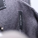 LOUIS VUITTON Monogram BackpackTrunk Charm Silver Black M01392 LV Auth 199063M-11