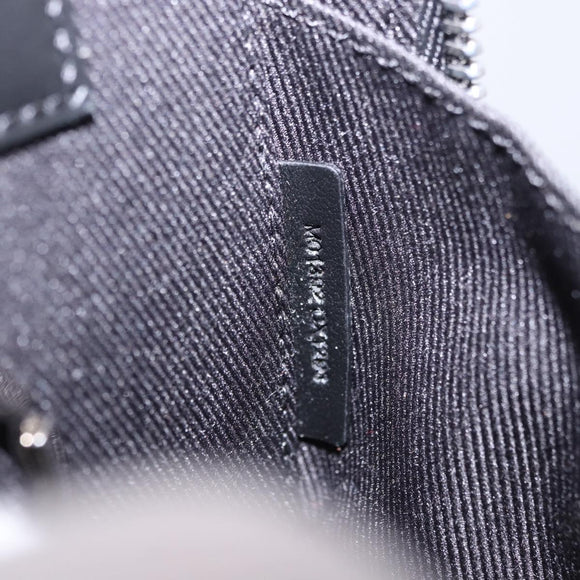 LOUIS VUITTON Monogram BackpackTrunk Charm Silver Black M01392 LV Auth 199063M