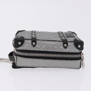LOUIS VUITTON Monogram BackpackTrunk Charm Silver Black M01392 LV Auth 199063M-4