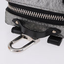 LOUIS VUITTON Monogram BackpackTrunk Charm Silver Black M01392 LV Auth 199063M-7