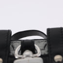 LOUIS VUITTON Monogram BackpackTrunk Charm Silver Black M01392 LV Auth 199063M-14