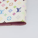 LOUIS VUITTON Monogram Multicolor Agenda PM Cover White R20896 LV Auth 199066-15