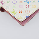 LOUIS VUITTON Monogram Multicolor Agenda PM Cover White R20896 LV Auth 199066-16