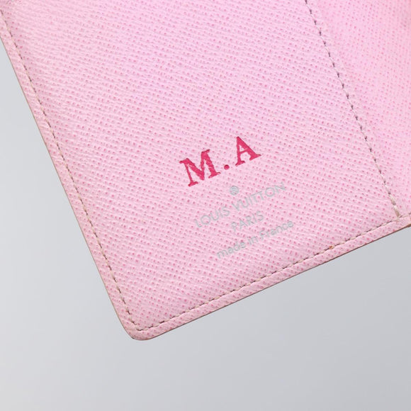 LOUIS VUITTON Monogram Multicolor Agenda PM Cover White R20896 LV Auth 199066