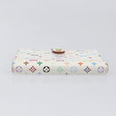 LOUIS VUITTON Monogram Multicolor Agenda PM Cover White R20896 LV Auth 199066-4