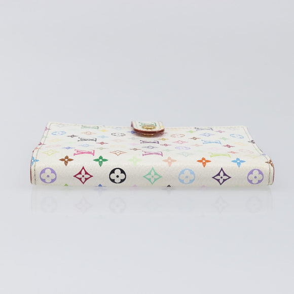 LOUIS VUITTON Monogram Multicolor Agenda PM Cover White R20896 LV Auth 199066