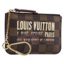 LOUIS VUITTON Damier Ebene Pochette Cles NM Coin Purse N63094 LV Auth 199071-1