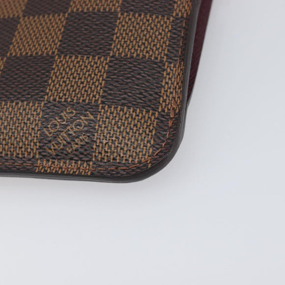 LOUIS VUITTON Damier Ebene Pochette Cles NM Coin Purse N63094 LV Auth 199071