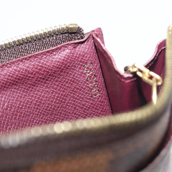 LOUIS VUITTON Damier Ebene Pochette Cles NM Coin Purse N63094 LV Auth 199071