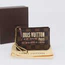 LOUIS VUITTON Damier Ebene Pochette Cles NM Coin Purse N63094 LV Auth 199071-12