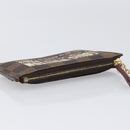 LOUIS VUITTON Damier Ebene Pochette Cles NM Coin Purse N63094 LV Auth 199071-5