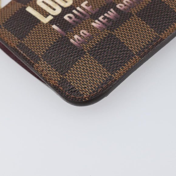 LOUIS VUITTON Damier Ebene Pochette Cles NM Coin Purse N63094 LV Auth 199071