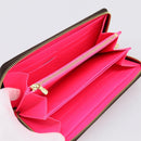 LOUIS VUITTON Monogram Graffiti Zippy Wallet Pink M93710 LV Auth 199073V-9