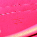 LOUIS VUITTON Monogram Graffiti Zippy Wallet Pink M93710 LV Auth 199073V-19