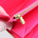 LOUIS VUITTON Monogram Graffiti Zippy Wallet Pink M93710 LV Auth 199073V-20