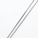 LOUIS VUITTON LV Initials Necklace Metal Silver Blue M80208 LV Auth 199075SAM-10