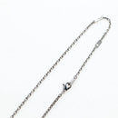 LOUIS VUITTON LV Initials Necklace Metal Silver Blue M80208 LV Auth 199075SAM-6