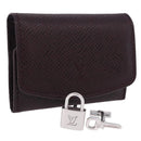 LOUIS VUITTON Boutondu Manchette Cadena & Key Cuffs Ag925 Silver LV Auth 199076V-1