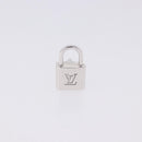 LOUIS VUITTON Boutondu Manchette Cadena & Key Cuffs Ag925 Silver LV Auth 199076V-21