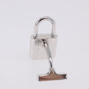 LOUIS VUITTON Boutondu Manchette Cadena & Key Cuffs Ag925 Silver LV Auth 199076V-23
