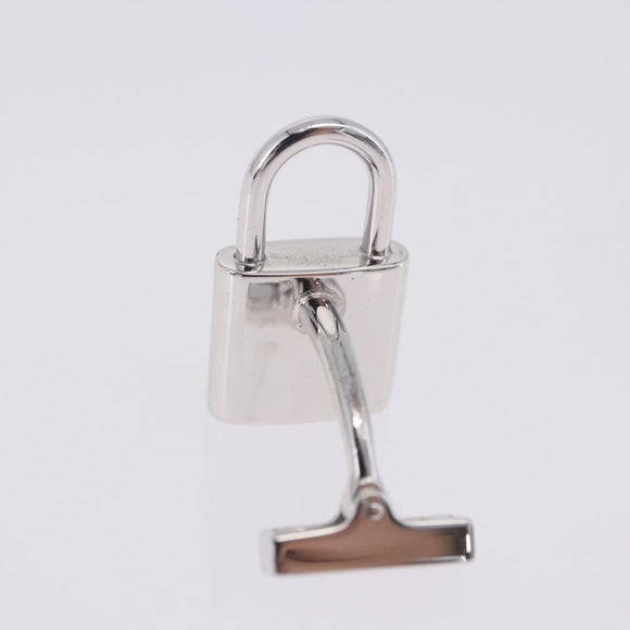 LOUIS VUITTON Boutondu Manchette Cadena & Key Cuffs Ag925 Silver LV Auth 199076V