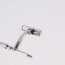 LOUIS VUITTON Boutondu Manchette Cadena & Key Cuffs Ag925 Silver LV Auth 199076V-30